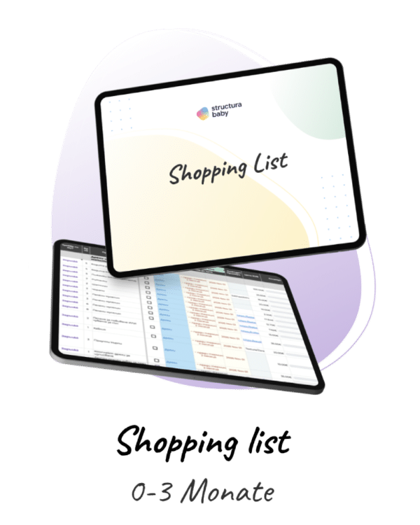 Baby Shopping List 0-3m